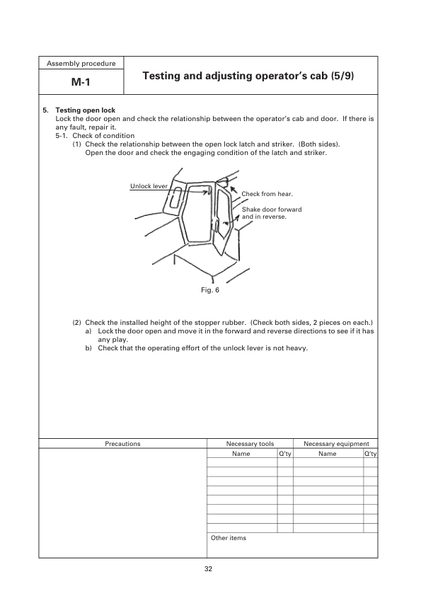Komatsu D155AX-5 Galeo Bulldozer Field Assembly Manual SN 76001 and UP - Image 8