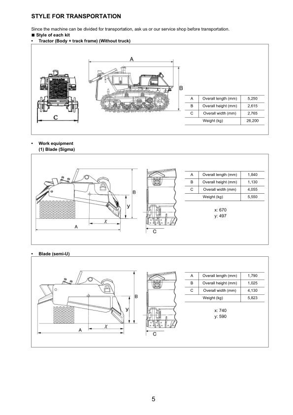 Komatsu D155AX-6 Bulldozer Field Assembly Instruction SN 80001 and UP - Image 3