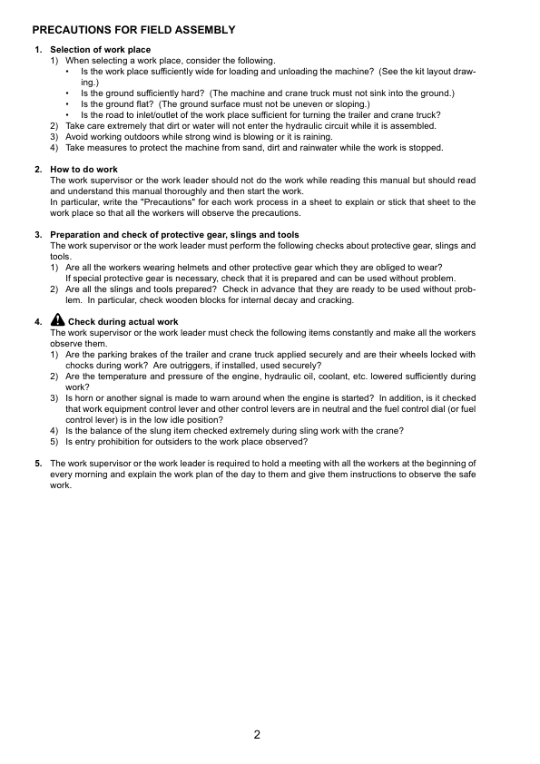 Komatsu D155AX-6 Bulldozer Field Assembly Instruction SN 80001 and UP - Image 7