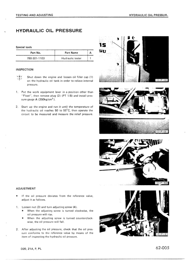 Komatsu D20 D21A P PL Bulldozer Workshop Manual SN 45001 45003 and UP - Image 6