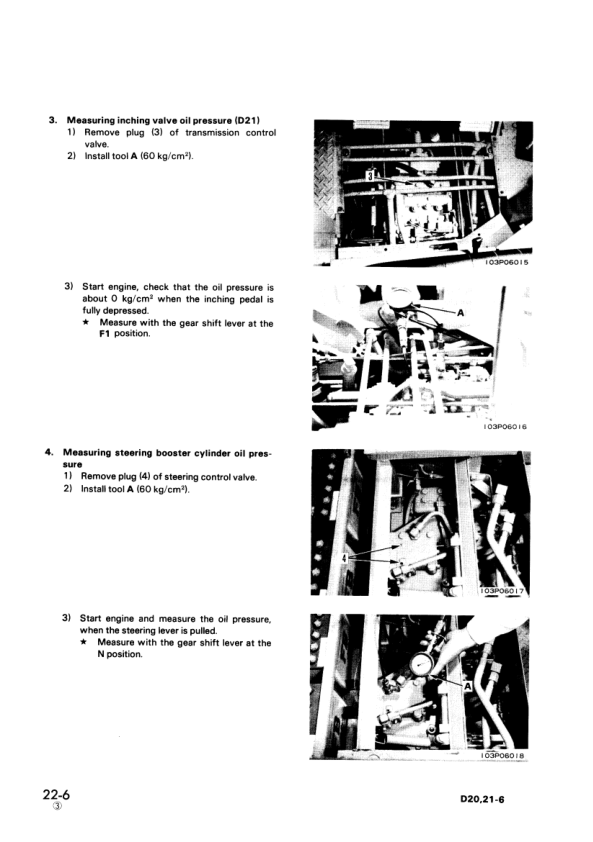 Komatsu D20A D21A P S Q-6 Bulldozer Workshop Manual SN 60001 and UP - Image 12
