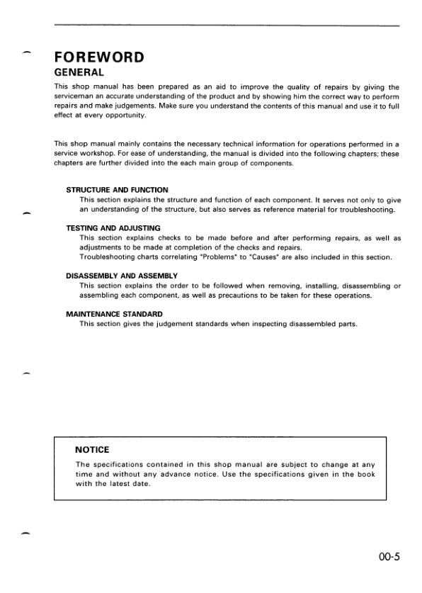 Komatsu D20PL D201A PLL AG-7 PG-7A S AG QG-7 Crawer Loaders Workshop Manual - Image 8
