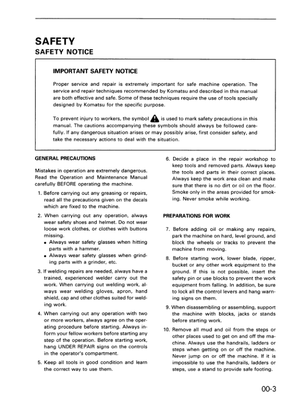 Komatsu D20PL D201A PLL AG-7 PG-7A S AG QG-7 Crawer Loaders Workshop Manual - Image 6