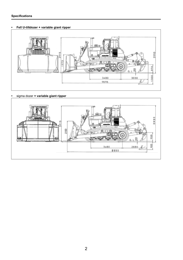 Komatsu D275A-5R Bulldozer Field Assembly Instruction SN 35001 and UP - Image 8