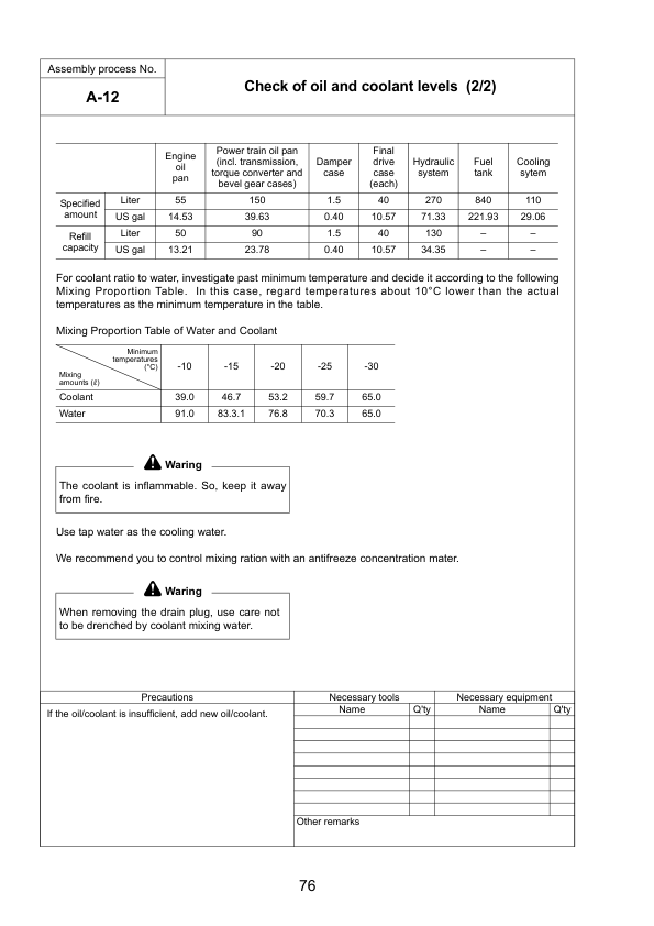 Komatsu D275A-5R Bulldozer Field Assembly Instruction SN 35001 and UP - Image 15