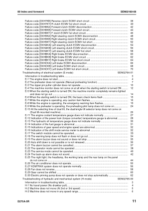 Komatsu D275A-5R Bulldozer Workshop Manual SN 35001 and UP - Image 5