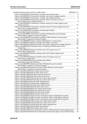 Komatsu D275A-5R Bulldozer Workshop Manual SN 35001 and UP - Image 3