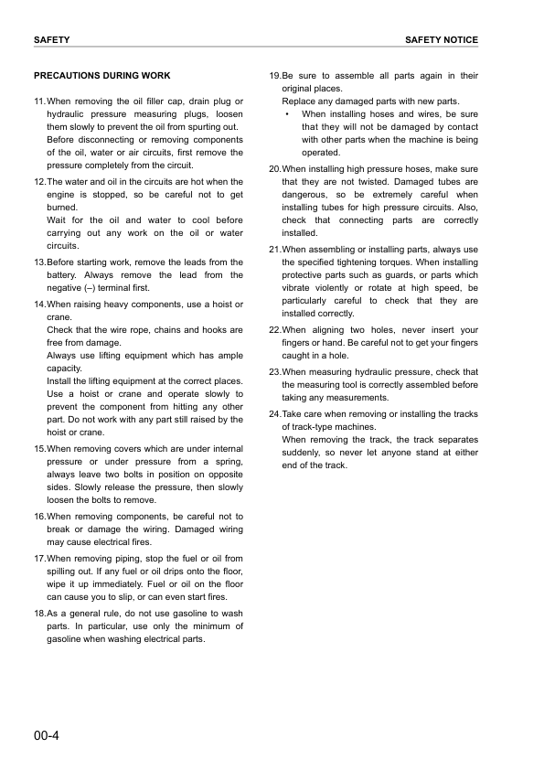 Komatsu D275AX-5 Bulldozer Workshop Manual SN 2001 and UP - Image 6