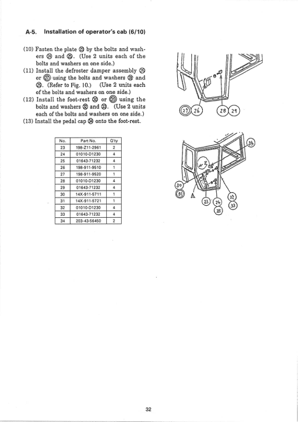 Komatsu D275AX-5 Galeo Bulldozer Field Assembly Instruction SN 20001 and UP - Image 11