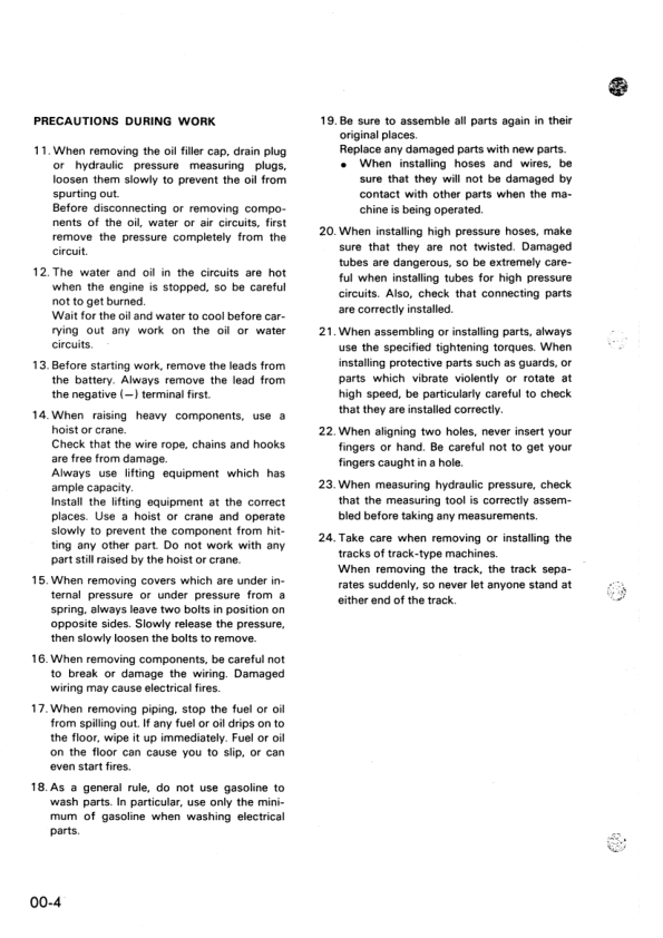 Komatsu D31E D31P D31S D37E P PL PLL-18 Q-18 P-2 Crawer Loaders Workshop Manual - Image 10