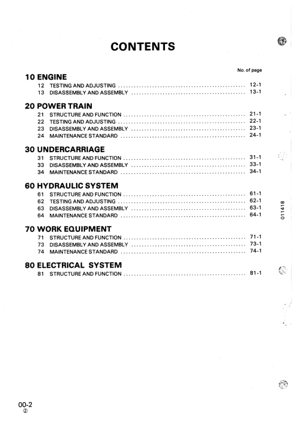 Komatsu D31E P PL PLL-18 S Q-18 D37E P-2 Bulldozer Workshop Manual SN 40001 1501 and UP - Image 6