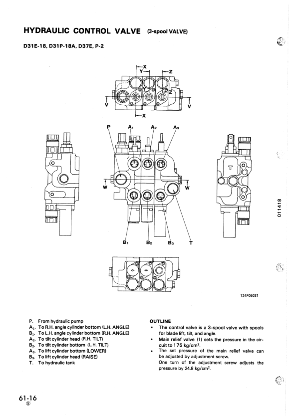 Komatsu D31E P PL PLL-18 S Q-18 D37E P-2 Bulldozer Workshop Manual SN 40001 1501 and UP - Image 16