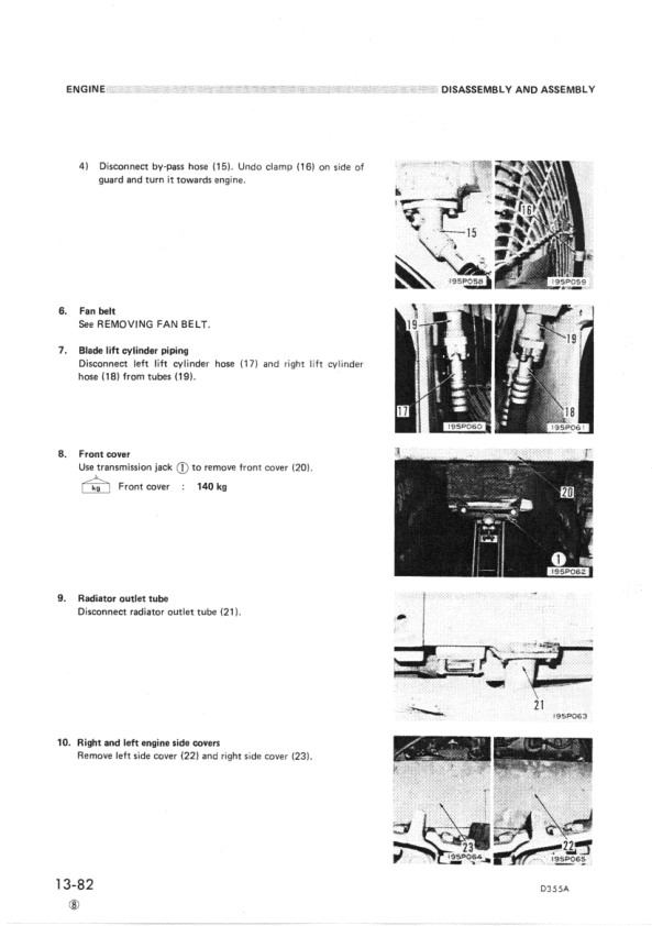 Komatsu D355A-3 Bulldozer Workshop Manual SN 3301 and UP - Image 7