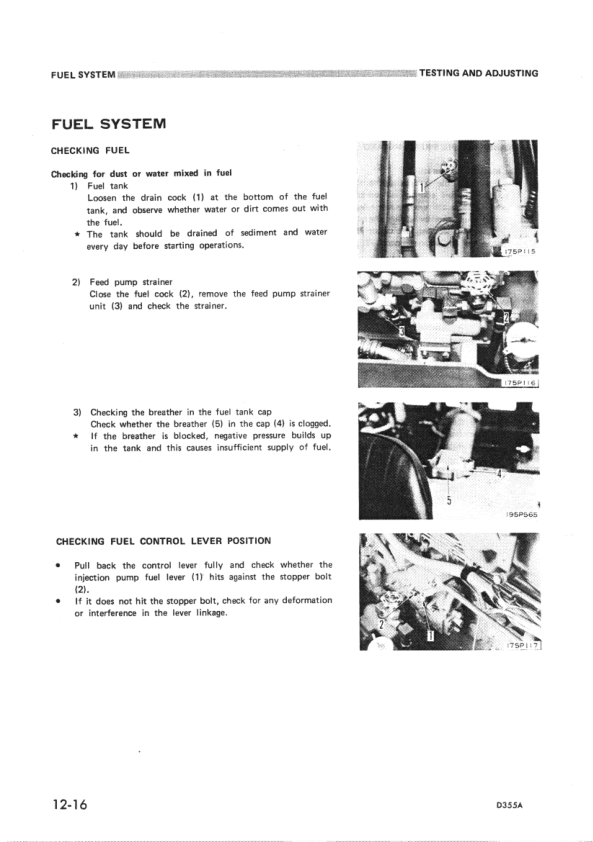 Komatsu D355A-3 Bulldozer Workshop Manual SN 3301 and UP - Image 11