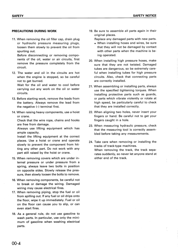 Komatsu D375A-2Bulldozer Workshop Manual SN 16001 and UP - Image 9