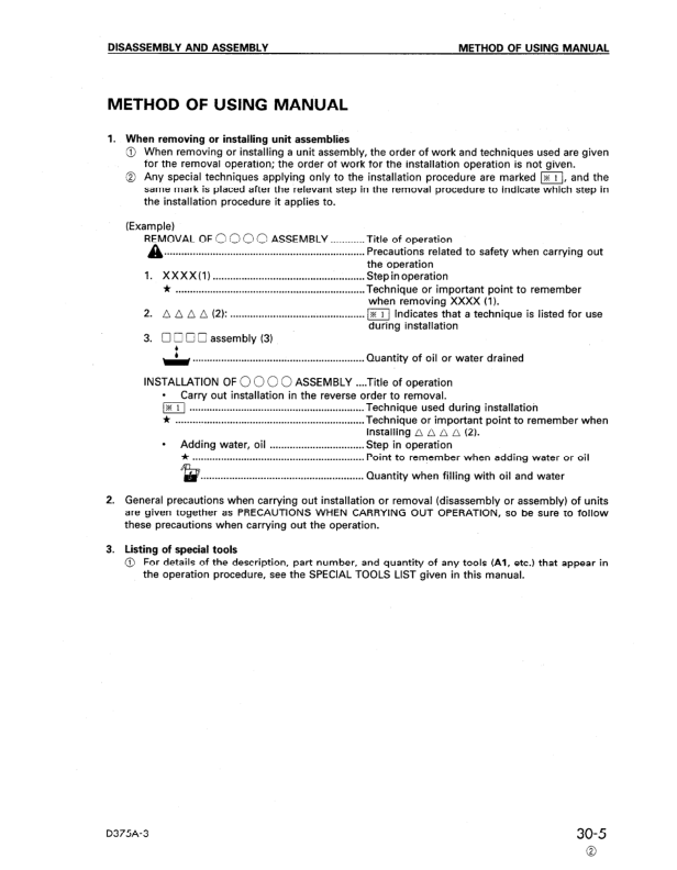 Komatsu D375A-3 Bulldozer Workshop Manual SN 17501 and UP - Image 15