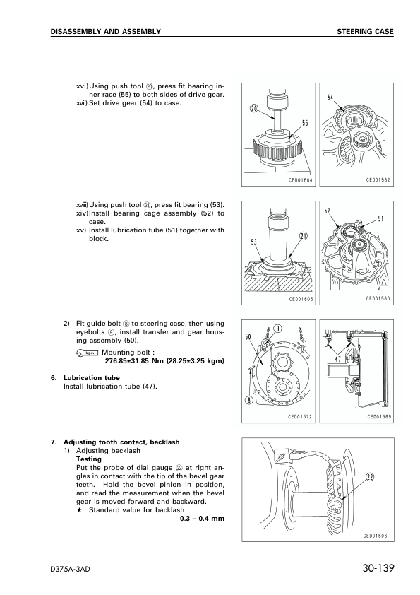 Komatsu D375A-3 Bulldozer Workshop Manual SN 17736 and UP - Image 13