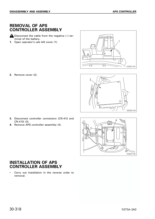 Komatsu D375A-3 Bulldozer Workshop Manual SN 17736 and UP - Image 14