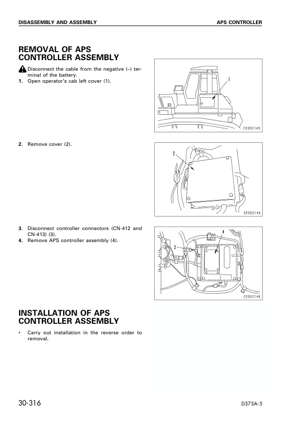 Komatsu D375A-5 Bulldozer Workshop Manual SN 18200 and UP - Image 18