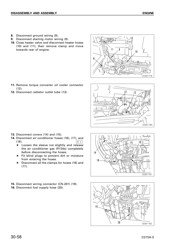 Komatsu D375A-5 Bulldozer Workshop Manual SN 18200 and UP - Image 17