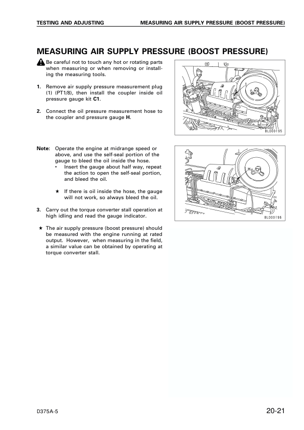 Komatsu D375A-5 Bulldozer Workshop Manual SN 18200 and UP - Image 13