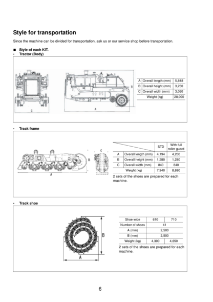 Komatsu D375A-6 Bulldozer Field Assembly Instruction SN 60001 and UP ...
