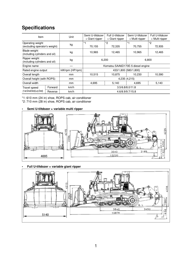 Komatsu D375A-6R Bulldozer Field Assembly Instruction SN 65001 and UP - Image 8