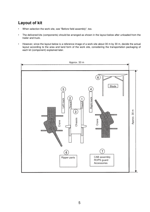 Komatsu D375A-6R Bulldozer Field Assembly Instruction SN 65001 and UP - Image 3