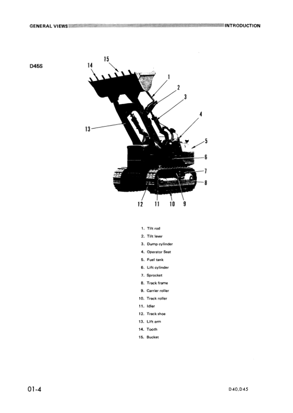 Komatsu D40A P-1 D45A P S-1 Bulldozer Workshop Manual SN 1504 1501 and UP - Image 3