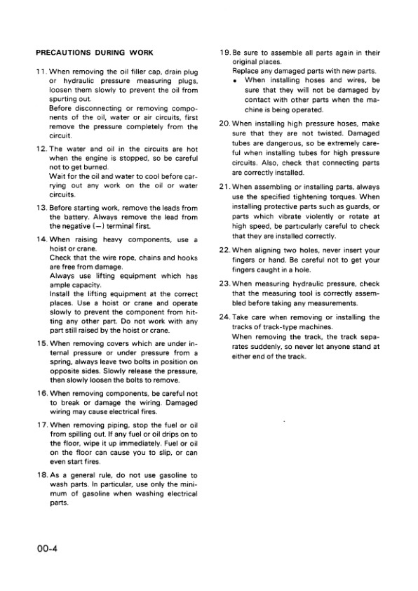Komatsu D41S Q-3 Crawer Loaders Workshop Manual SN 6001 and UP Printed Book - Image 10