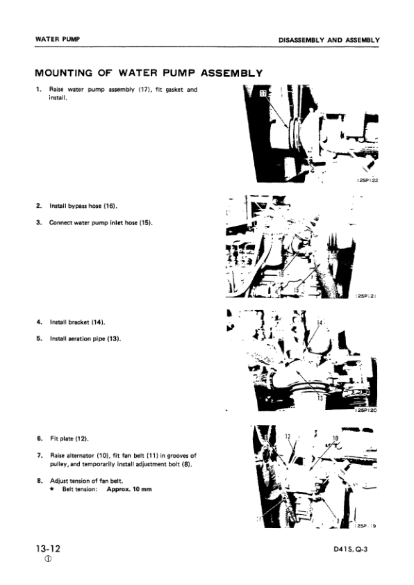 Komatsu D41S Q-3 Crawer Loaders Workshop Manual SN 6001 and UP Printed Book - Image 21