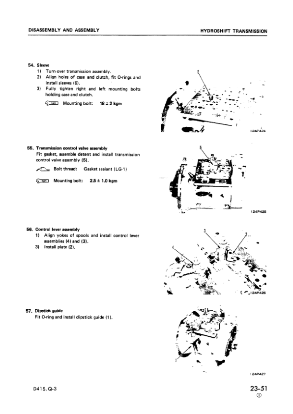 Komatsu D41S Q-3 Crawer Loaders Workshop Manual SN 6001 and UP Printed Book - Image 18