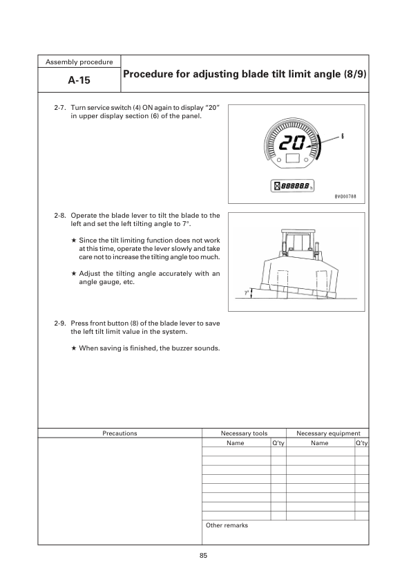 Komatsu D475A-3 Super Dozer Field Assembly Manual SN 10601 and UP - Image 11