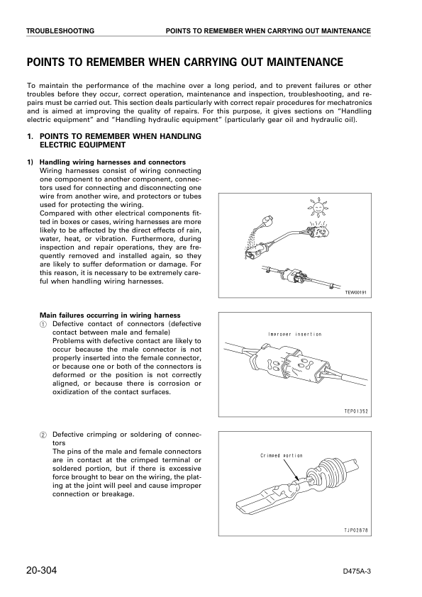Komatsu D475a-3 PALM Control Bulldozer Workshop Manual SN 10695 and UP - Image 13