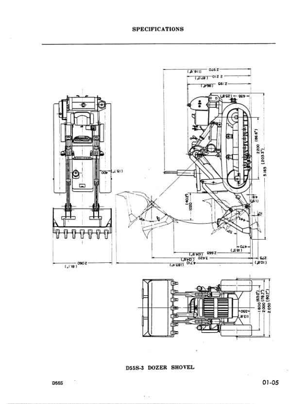 Komatsu D55S-3 Crawer Loaders Workshop Manual SN 2008 and UP - Image 3
