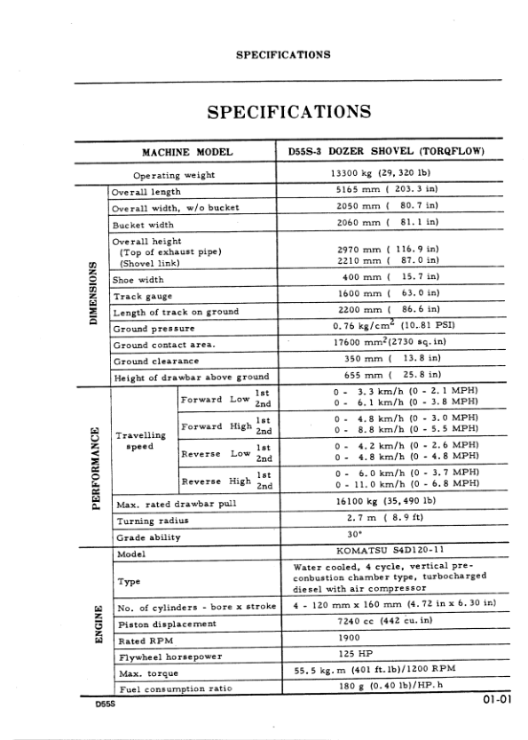 Komatsu D55S-3 Crawer Loaders Workshop Manual SN 2008 and UP - Image 8