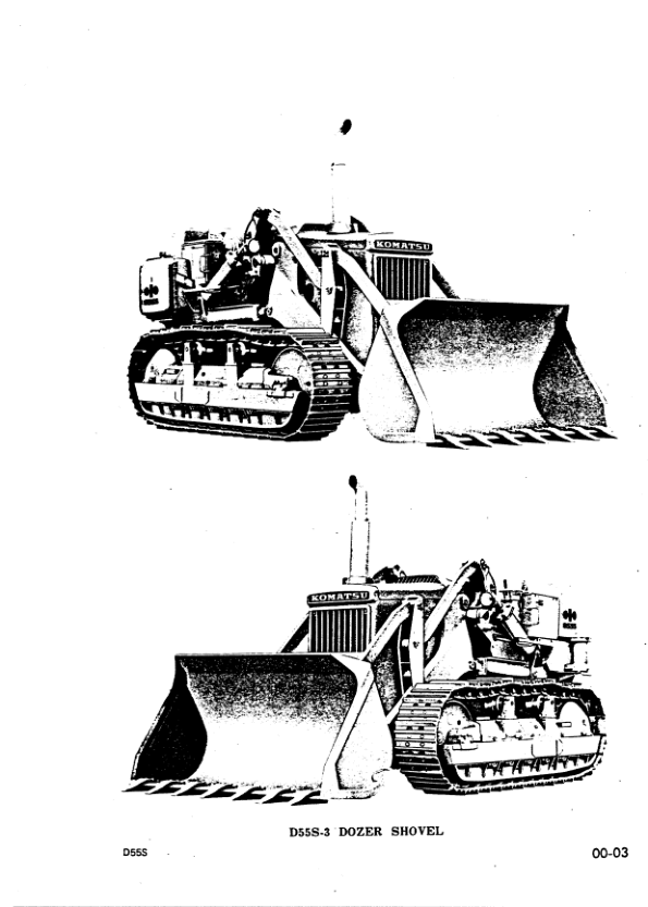 Komatsu D55S-3 Crawer Loaders Workshop Manual SN 2008 and UP - Image 7