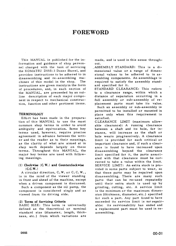 Komatsu D55S-3 Crawer Loaders Workshop Manual SN 2008 and UP - Image 6