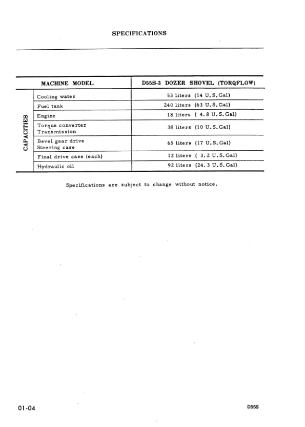 Komatsu D55S-3 Crawer Loaders Workshop Manual SN 2008 and UP - Image 11
