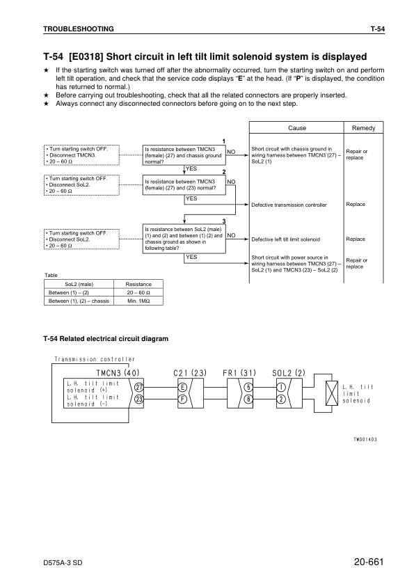 Komatsu D574A-3 Super Dozer Workshop Manual SN 10101 and UP - Image 17