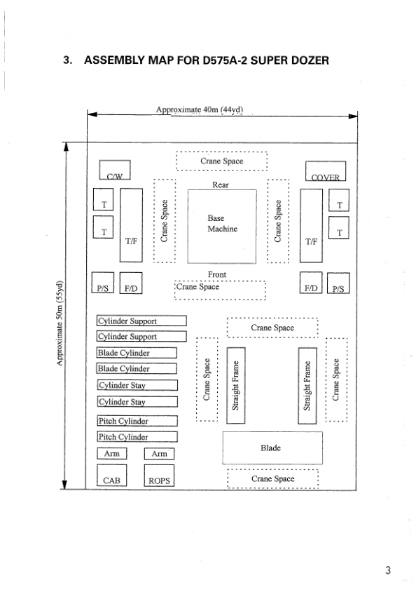 Komatsu D575-2 Super Dozer Field Assembly Instruction SN 10012 and UP - Image 6