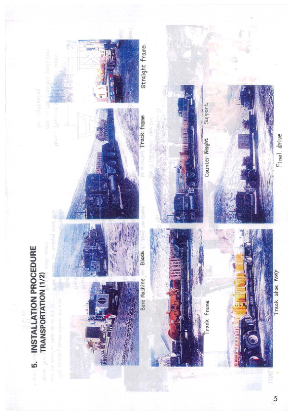 Komatsu D575-2 Super Dozer Field Assembly Instruction SN 10012 and UP - Image 8