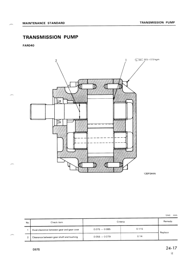 Komatsu D57S-1 Crawer Loaders Workshop Manual SN 6501 and UP - Image 19