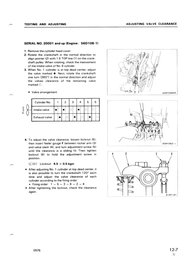 Komatsu D57S-1 Crawer Loaders Workshop Manual SN 6501 and UP - Image 15