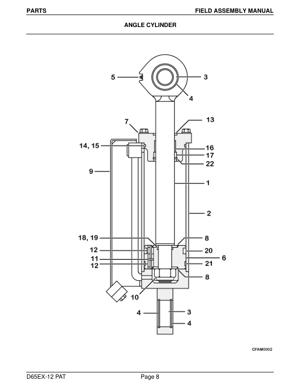 Komatsu D65EX-12 PAT Bulldozer Field Assembly Instruction SN 62745 and UP - Image 9