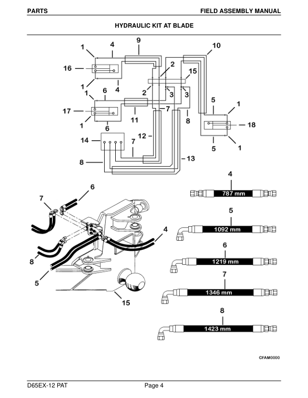 Komatsu D65EX-12 PAT Bulldozer Field Assembly Instruction SN 62745 and UP - Image 5