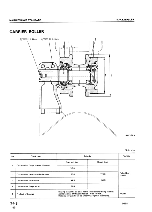 Komatsu D66S-1 Crawer Loaders Workshop Manual SN 1001 and UP Printed Book - Image 15