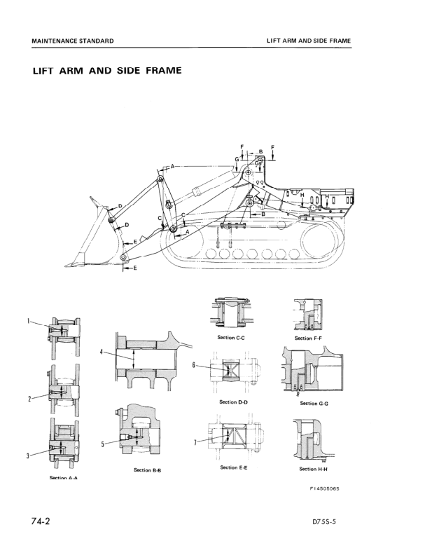 Komatsu D75S-5 Crawer Loaders Workshop Manual SN 15001 and UP Printed Book - Image 21