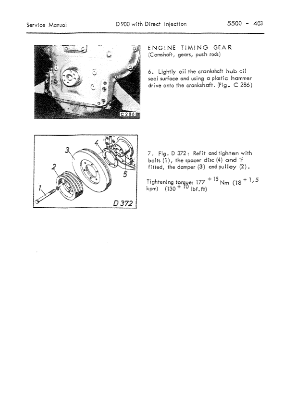 Komatsu D900 Series Diesel Engine Workshop Manual SN and UP - Image 12