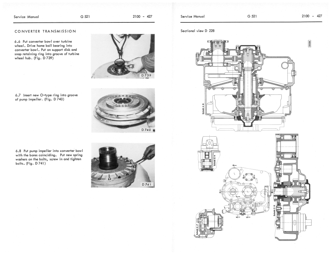Komatsu G521 G522 G523 Converter Transsmision Workshop Manual - Image 12